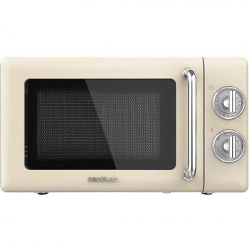 Cecotec ProClean 3110 Retro Microondas con Grill 20L 700W Beige