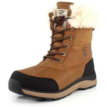 UGG® Women's Adirondack III Boot Leather/Suede/Waterproof Cold Weather Boots in Brown, Size 11