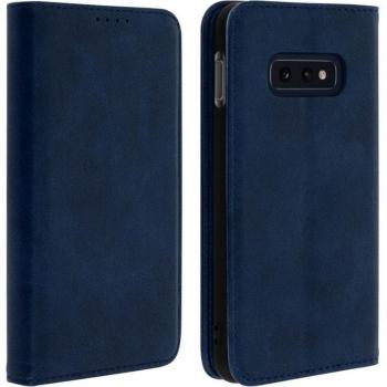 Funda tipo libro billetera vintage azul para Samsung Galaxy S10e