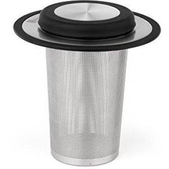 Bredemeijer 1493 Filtro de té con Tapa de Acero Inoxidable Estante XL