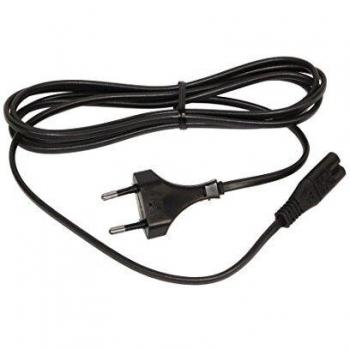 Cable de Alimentación Europeo EPS Campagnolo, Unisex Adulto, Negro, Talla Única