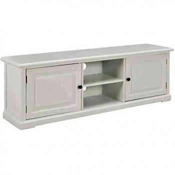 SengentoStyle Tv-meubel 120x30x40 cm hout wit