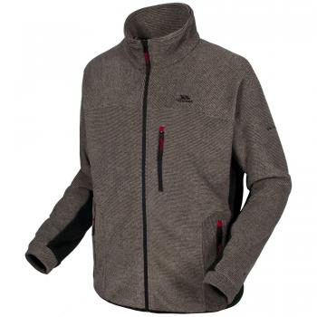 Forro Polar con Cremallera Completa Trespass Modelo Jynx para Hombre en Color Marrón