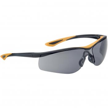Dunlop Sport 9000A - Gafas de protección con lente ahumada, color negro