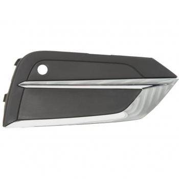 Parachoques delantero con rejilla de ventilación BLIC 6502-07-9058914P, compatible con varios modelos de vehículos, fabricado en plástico ABS de alta calidad, color negro, diseño específico para una fácil instalación y ajuste