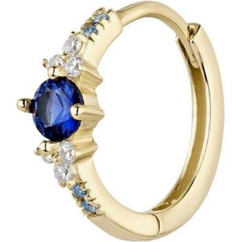 Ear Candy - Piercing aro Keila de plata bañado en oro 18k