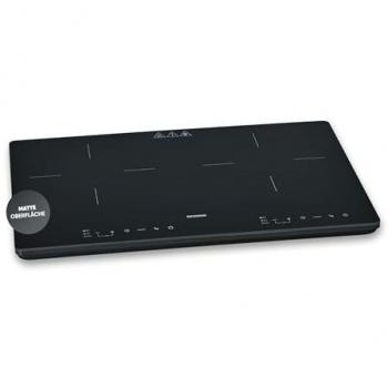 Hornillo de inducción doble Severin DK 1033, 3400 W, portátil con función de temporizador