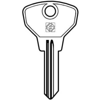 Llave de Coche Fiat SIP9 de Acero Níquelado