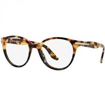 Prada 0PR 07TV, Monturas de Gafas para Hombre, Medium Havana/Spotted Green, 50