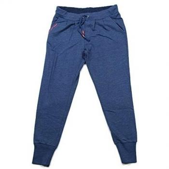 Lotto Karine III Pants FT W - Pantalones de chándal para mujer, color azul, talla S