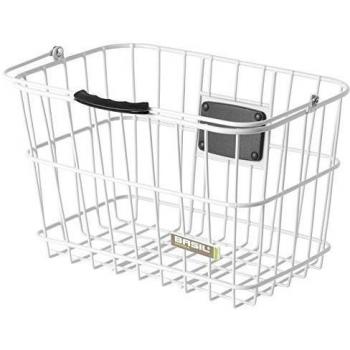 Basil - Cesta para bicicleta brike, color blanco, 10200