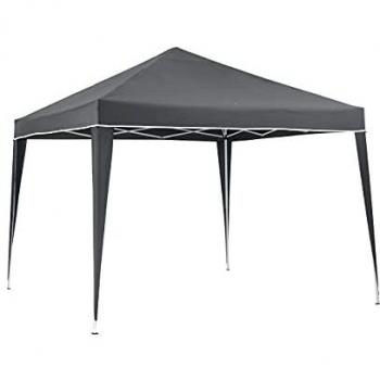 KitGarden - Carpa Plegable 3x3 Multifuncional, Gris, Deluxe GR