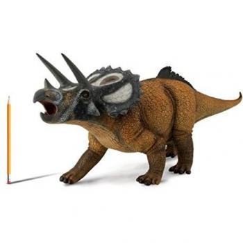 Collecta - Triceratops Deluxe 1:15, Figura de Juguete a Escala, Dimensiones 30.5x21x68 cm, Ideal para Niños y Niñas de +3 Años (Modelo 90188559)