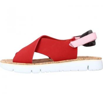 Sandalias de Mujer Camper Modelo Oruga Color Rojo