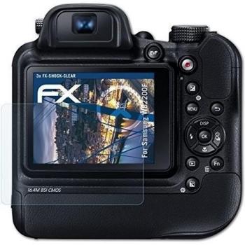 atFoliX Lámina Protectora de Pantalla Compatible con Samsung WB2200F Película Protectora, Ultra Transparente FX Lámina Protectora