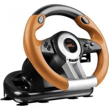 Speedlink - Racing Wheel Drift O.Z. Sl4495Bkor, Color Negro Y Amarillo