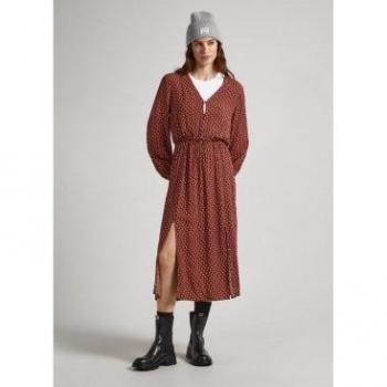 Vestido Pepe Jeans Kari Midi Para Mujer