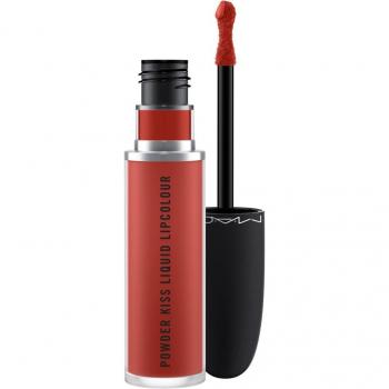 MAC Cosmetics Powder Kiss Liquid Lipcolour - Devoted to Chili 5 ml, liquid matt lipstick, longwear formula