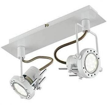 Spot Techno Blanco 16 cm con Bombillas