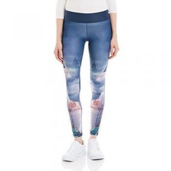 adidas Wo Seas Long Tight - Mallas para mujer, color azul, talla 2XLS
