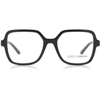 Dolce & Gabbana DG5105U 501 Women's Eyeglasses Black Size 55 (Frame Only) - Blue Light Block Available