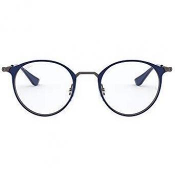 Ray-Ban 0RX6378, Monturas de Gafas Unisex Adulto, Azul
