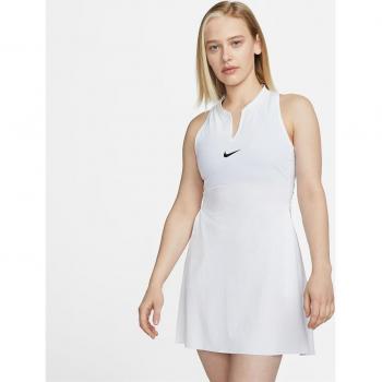 Nike Dri-FIT Club Vestido para Mujer, Blanco, Talla XL