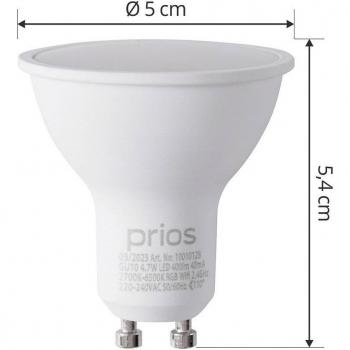 Bombilla LED inteligente GU10 4,7W RGBW CCT WiFi mate
