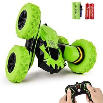 IDEAPARK Coche Teledirigido, 4WD Coche de Control Remoto 2.4 GHz RC Coche Acrobacia Rotación Volteo De 360 ° 6 A 12 Años para Niños Regalos