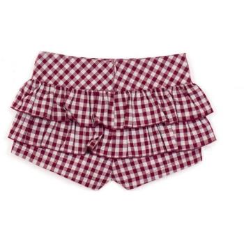 DADATI Short Niña Burdeos Cuadros 11817101 6 Rojo