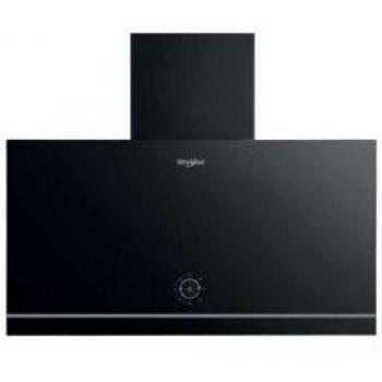 Campana extractora decorativa de pared Whirlpool WHVA 62F LM K, 60 cm, 485 m³/h, clase A, con tecnología 6th SENSE y luz LED