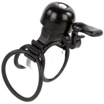 Mini Dzwonek de Bicicleta 23mm Negro - Seguridad Mejorada para Ciclistas