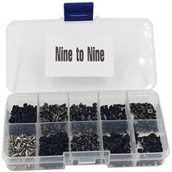 500pcs Juego de tornillos de ordenador portátil para IBM hp, Dell, Lenovo, Samsung, Sony, Toshiba, Gateway, Acer, etc.