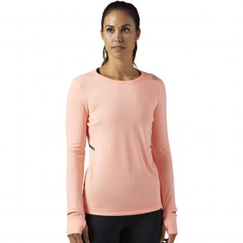 Reebok Wool L/S Jersey, Mujer, Rosa