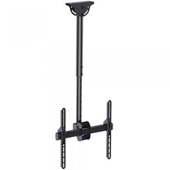Soporte de Techo para TV 55 VESA 400 Max 50Kg Negro Techly ICA-CPLB 944S