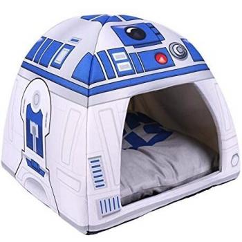 Galactic Star Wars R2-D2 Cave Bed for Cats and Dogs - Grey