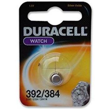 Duracell 392/384 - Pila de Botón de Óxido de Plata, 1.5V, Ideal para Relojes