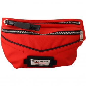 Givenchy Red Polyamide Downtown Large Bum Belt Bag