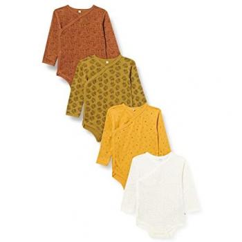 Conjunto de 4 Bodies Envolventes Sin Mangas Tinsel para Bebés y Niños Pequeños