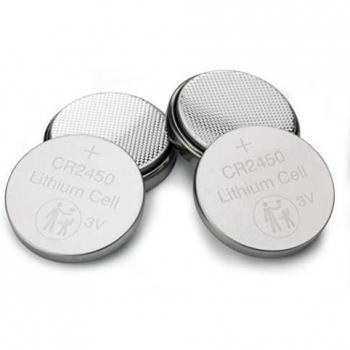 VERBATIM Pila botón de Litio Premium CR2450 Pack 4 Pilas 3V 580mAh - Pilas botón de Litio para Reloj, Llave de Coche, Control Remoto, cámara, Juguetes y más - Pila de botón - Pila de Litio