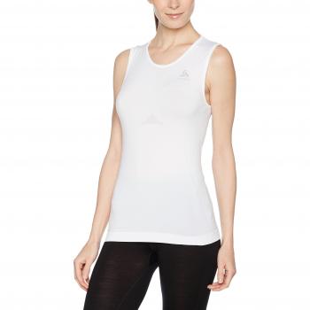 Odlo 184021 - Camiseta de tirantes para mujer, color Blanco, talla Large