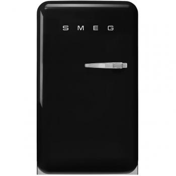 Frigorífico Una Puerta Smeg FAB10LBL5 Negro Retro Años 50 Bisagra Izquierda Clase E 97 x 54,5 cm Cíclico