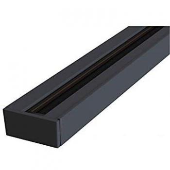 Riel Monofásico de Superficie Track en Negro, 1.000 mm