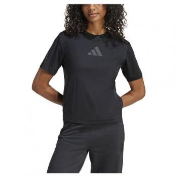 Adidas Z.N.E. Women's Cotton Jersey T-Shirt - Black - Size S