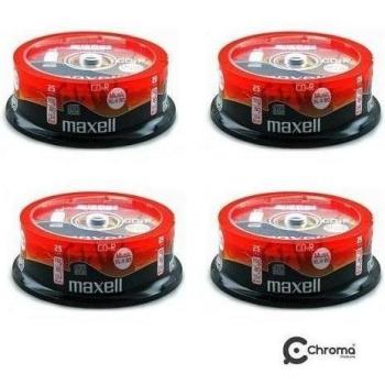 MAXELL XL-II 80 - Lote de 100 CD en blanco
