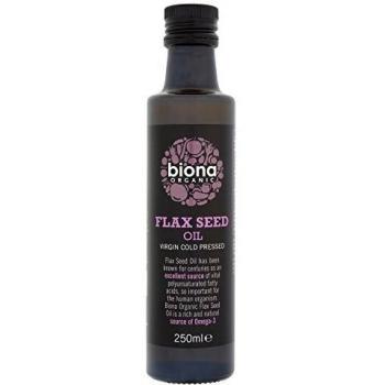 Aceite Orgánico de Semillas de Lino Virgen Extra Prensado en Frío - 250ml
