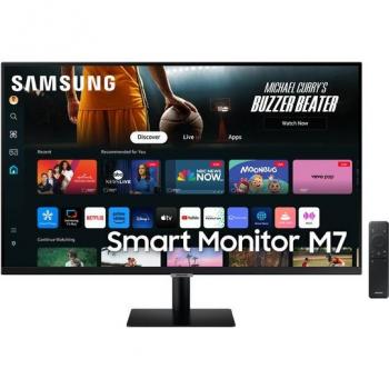 Monitor Samsung Smart M7 32 UHD 4K VA, 60Hz, 4ms, HDMI, USB-C, Altavoces integrados