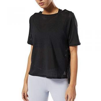 Reebok Os Perf tee Camiseta, Mujer, Negro, XS