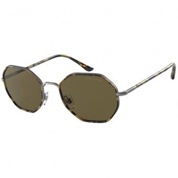 Giorgio Armani AR6112J Asian Fit 300373 Men's Grey Sunglasses 52mm