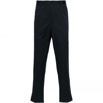 Etro Men's Relaxed Fit Cotton Trousers in Blue, Size 46, MREA000299TUEA6B0665